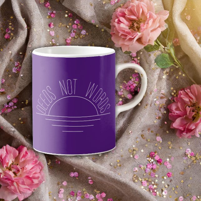 Caneca De Café Inspiração sunrise não palavras para formando (Criador carregado)