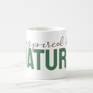 caneca de café inspirada na natureza 