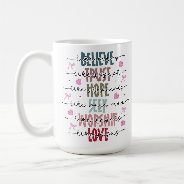 Caneca De Café Inspirado na Fé (Esquerda)