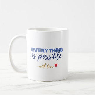 Caneca de Café Inspirador Com Amor