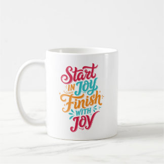 Caneca de Café Inspiradora Colorida