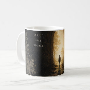Caneca de Café Inspiradora com Dúvida e Arrependim