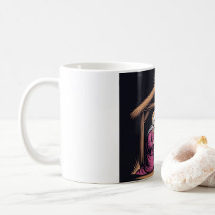 Caneca de café inspiradora da cruz de Natal cristã