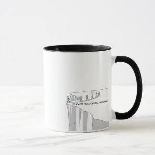Caneca de Café Inspiradora – Eu Vou Contra a Corre