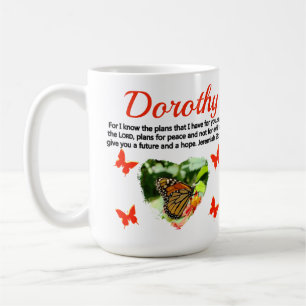 CANECA DE CAFÉ INSPIRANDO JEREMIAH 29:11 MANTEIGA PERSONALIZADA