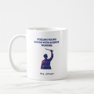 Caneca De Café Inspirando Mentes Jovens Com Educador Maravilha da