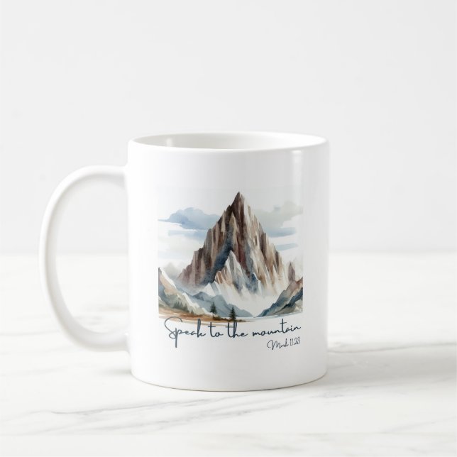 Caneca De Café Inspiration "Speak to Mountain" Mug - Marca 1 (Esquerda)