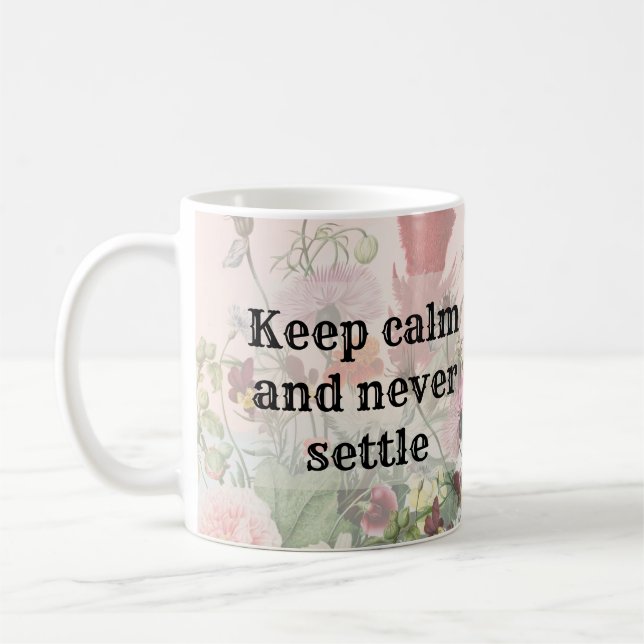 Caneca De Café Inspirational and gratitude quote (Esquerda)