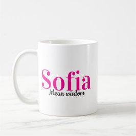 Caneca De Café Inspirational Gift Personalized Name & Meaning Mug
