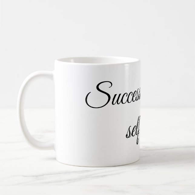 Caneca De Café Inspirational Motivation Quote Design” (Esquerda)