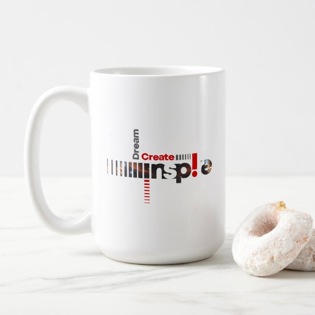 Caneca De Café Inspire do Crio Dream | Clássica #15 (Com Donut)