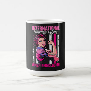 Caneca De Café Inspire Inclusão 8 de Março Internacional