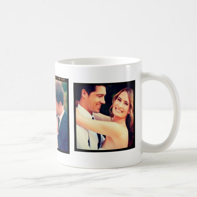Caneca De Café Instagram Wedding Photo Mug (Direita)