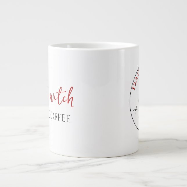 Caneca de Café Instantânea Bruxa - Grande (Frente)