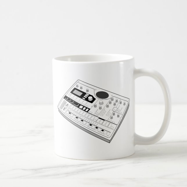 Caneca De Café Instrumento de música de Korg Electribe emx1 (Direita)