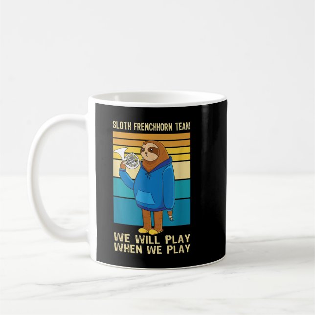 Caneca De Café Instrumento do Corno de França104 (Esquerda)