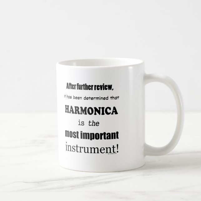 Caneca De Café Instrumento Mais Importante Da Harmonica (Direita)