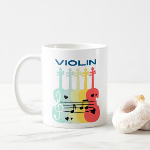 Caneca De Café Instrumento Musical Tocador de Violino