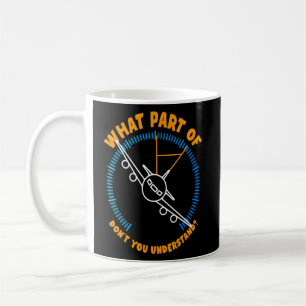 Caneca De Café Instrumento Piloto De Avião I Que Parte De Você