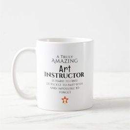 Caneca De Café Instrutor de Arte Incrível Difícil de Encontrar Pe