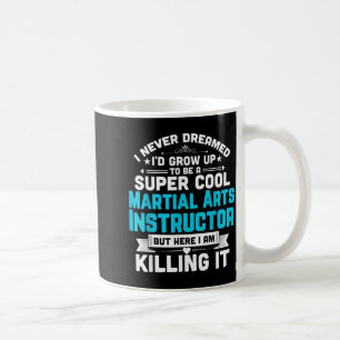 Caneca De Café Instrutor de Artes Marciais Super Legal Professor