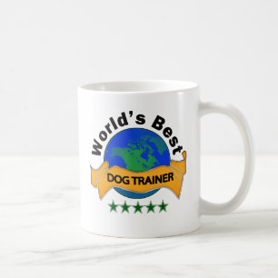 Caneca De Café Instrutor de cão do mundo o melhor