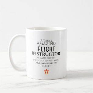 Caneca De Café Instrutor de Voo Incrível Difícil de Encontrar Per