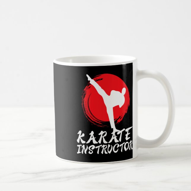 Caneca De Café Instrutor Karate Professora Karate Instrutor Karat (Direita)