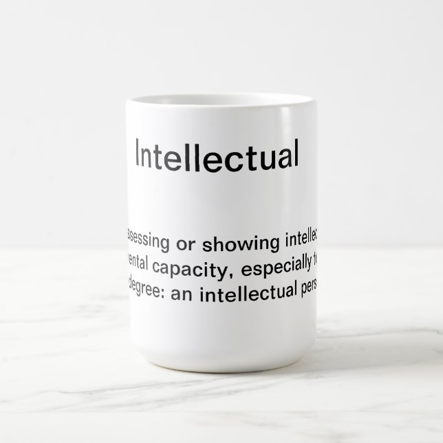Caneca de café intelectual (Centro)