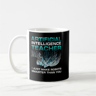 Caneca De Café Inteligência Artificial Engraçada Robótica