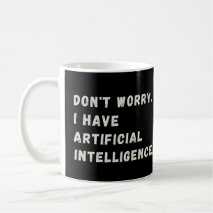 Caneca De Café Inteligência Artificial Funerária AI Humor