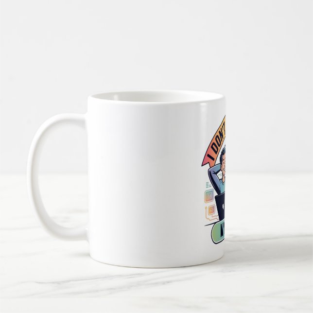 Caneca De Café Inteligência Artificial Mais Inteligente (Esquerda)