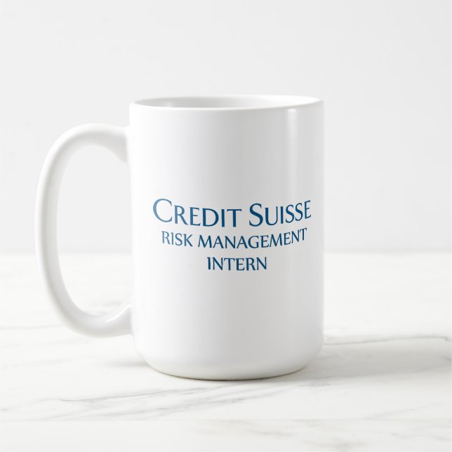 Caneca De Café Interesse de Gestão de Risco de Crédito (Esquerda)
