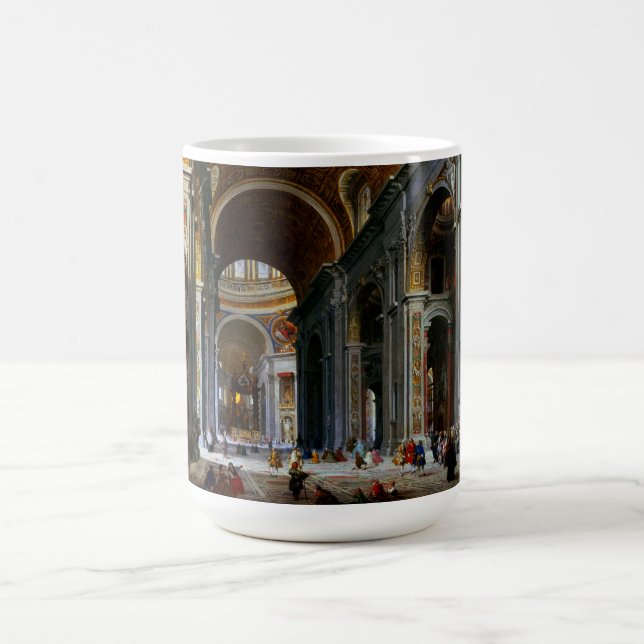 Caneca De Café Interior da Rua, Basilica de Peter, Roma (Centro)