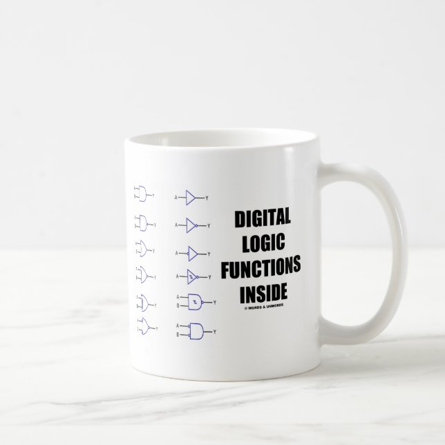 Caneca De Café Interior das funções de lógica de Digitas (Direita)