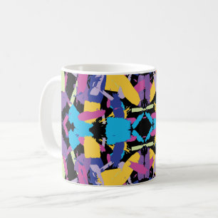 Caneca De Café Intermitência Vibrante: Saltos de Cores Aleatórios