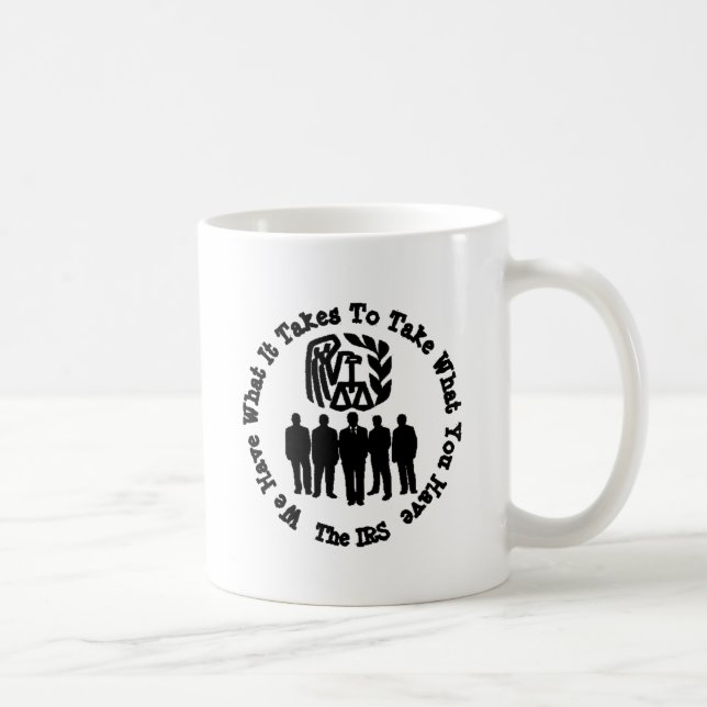Caneca De Café Internal Revenue Service (Direita)