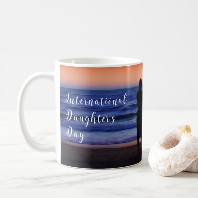 Caneca De Café International Daughter's Day (Com Donut)