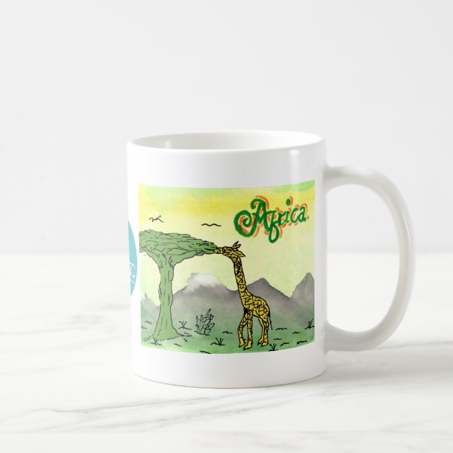 Caneca De Café International do CTC - girafa (Direita)