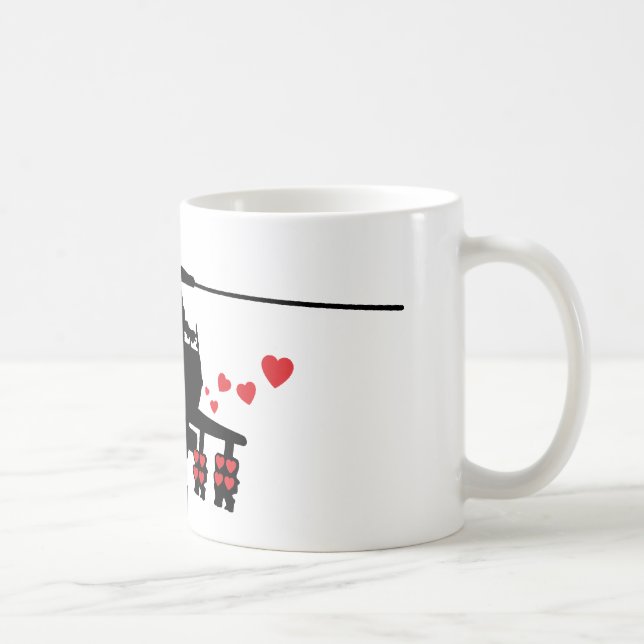 Caneca De Café Interruptor inversor do ataque da máquina do amor (Direita)