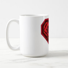 Caneca De Café Interwoven Heart of Love