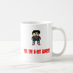 Caneca De Café Intimidação de 8 bits