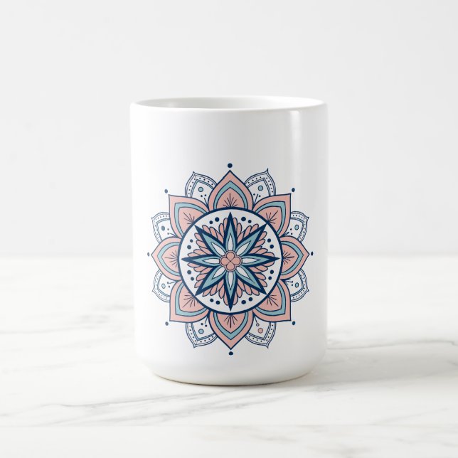 Caneca De Café Intrate Pastel Floral Mandala (Centro)