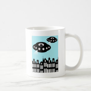 Caneca De Café invasão Alienígena de Amesterdã