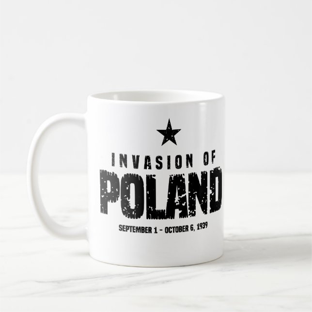 Caneca De Café Invasion of Poland WW2 (Esquerda)