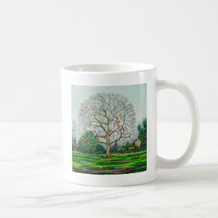 Caneca De Café Inverno da árvore do arco