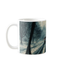 Inverno da neve - Vista do para-brisa