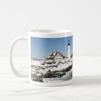 Caneca De Café Inverno em Portland Head Light