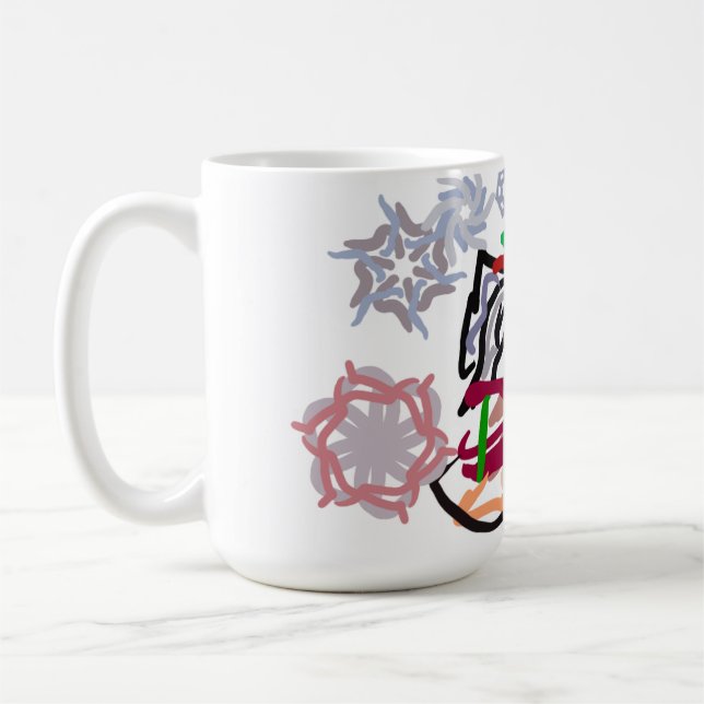 Caneca De Café Inverno husky (Esquerda)