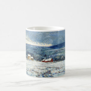 Caneca De Café Inverno nas Colinas de Connecticut (por Childe Has